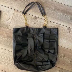 DSW NWOT Large Black Hobo Bag